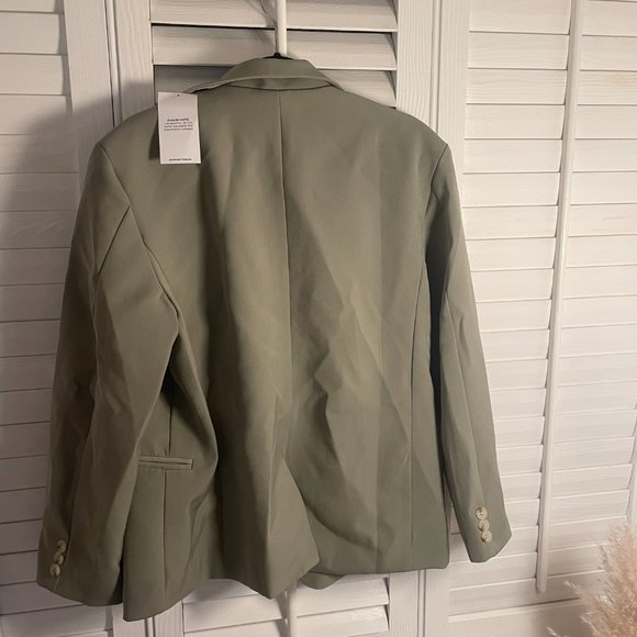 Another Version The Boyfriend Blazer - Desert Sage NWT - Picture 8 of 9